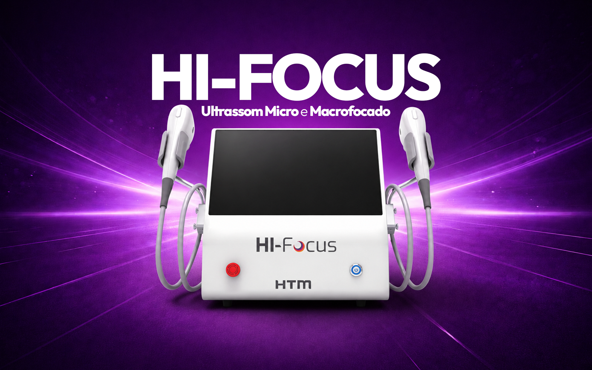 equipamento de ultrassom micro e macrofocado hi-focus htm
