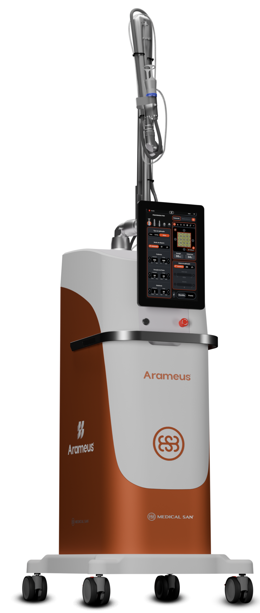 equipamento arameus medical san laser de co2